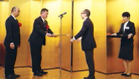 The ceremony for the Fukui Governor’s Award