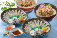 ＜関とら本店＞　ふく三昧　ふくたたき刺身とふく漬け丼の具セット